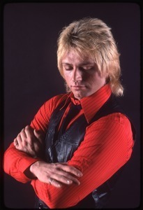 The Cars, photo shoot for Candy-O: Benjamin Orr