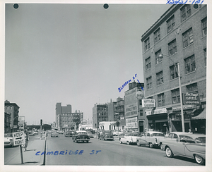 Cambridge Street looking northwest to Blossom Street