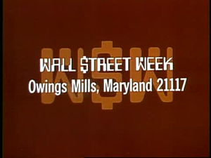 Wall Street Week with Louis Rukeyser; He's Bullish On America