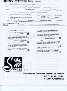 SPICE Registration Form