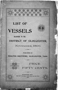 List of vessels belonging to the district of Gloucester (1896)
