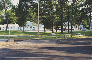 Photograph of Front-View of Graduate Village at Springfield College
