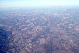 Oblique aerial photos accompanying 22 Dec 1994 Col-East air photo mission. 10. Pownal (VT) Valley to Mt. Anthony, Bennington, VT