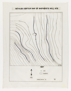 Shepard's Well Site detailed contour map
