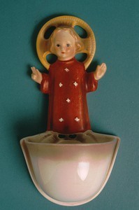 Christ Child holy water font
