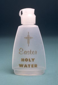 Easter holy water bottle
