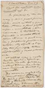 Edward Hitchcock sermon notes, 1839 April