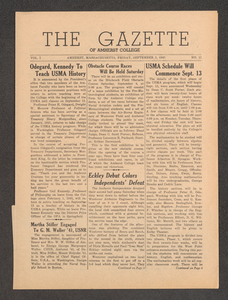 The gazette of Amherst College, 1943 September 3