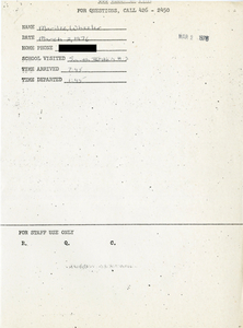 Citywide Coordinating Council daily monitoring report for South Boston High School by Marilee Wheeler, 19796 March 2