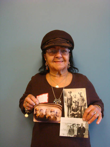 Stella B. DePina at the New Bedford Mass. Memories Road Show