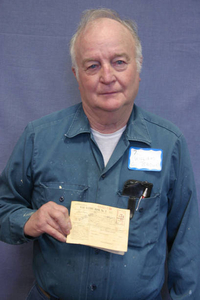 William Brown at the Reading Mass. Memories Road Show