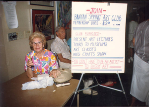 Myself as chairman of Banyan Spring Art Club