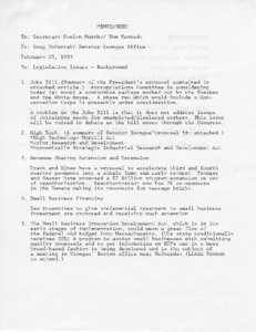 Legislative Issues Background