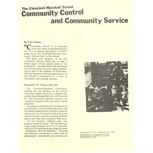 Community control and community service.