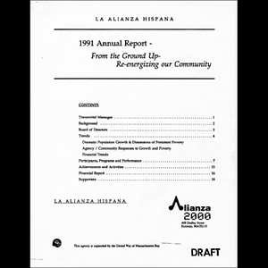 1991 annual report draft.