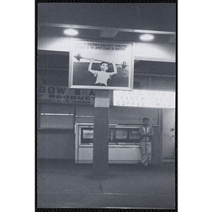 "Promotions - MBTA Stations," Boys' Clubs of Boston poster on display in Park Street Station, Boston