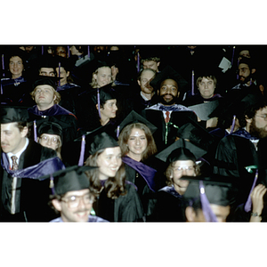 Law students at commencement