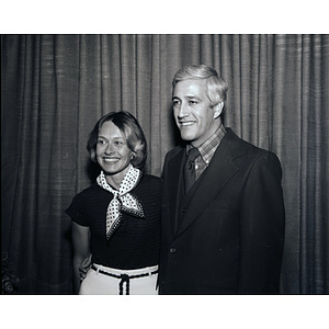 Two College of Education faculty pose for photograph