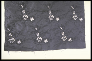 Satin and lace cloth
