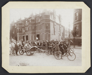 Dayton Bicycle Club, Boston Bicycle Parade, Boston, Mass., 1896
