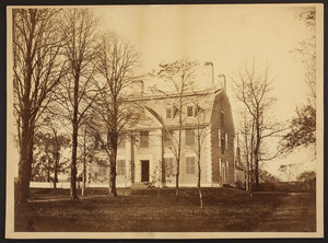 Exterior view of The Lindens, ca. 1875