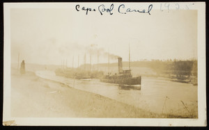 Ship on the Cape Cod Canal
