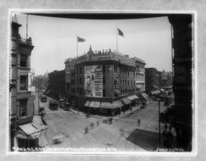Northeast corner Hanover and Washington Sts., Boston, Mass., July 11, 1902