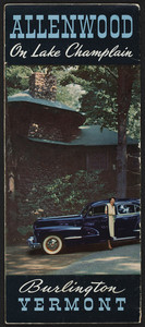 Brochure for the Allenwood Inn, U.S. Route 7, Burlington, Vermont, 1950s