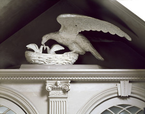 View of North Gallery showing eagle nest, Beauport, Sleeper-McCann House, Gloucester, Mass.