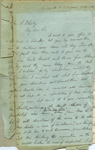 Letter from Benjamin Smith Lyman to Mr. J. P. Lesley