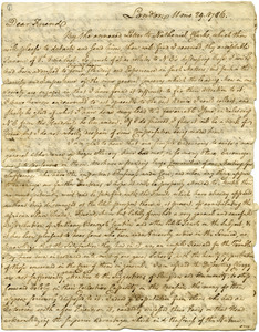 Letter from William Dillwyn to Moses Brown