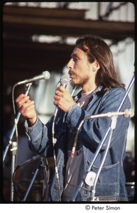 MUSE concert and rally: John Trudell speaking at the No Nukes rally