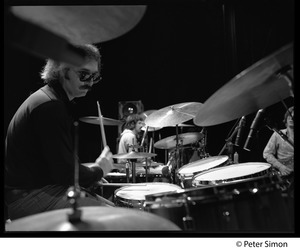 Bill Kreutzman (Grateful Dead) playing drums in concert