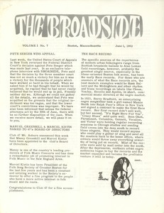 The Broadside. Vol. 1, no. 7