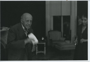 W. E. B. Du Bois and Shirley Graham Du Bois in their Brooklyn home