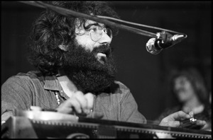 New Riders of the Purple Sage opening for the Grateful Dead at Sargent Gym, Boston University: Jerry Garcia on pedal steel guitar