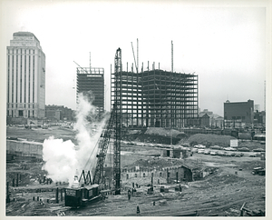 City Hall area construction