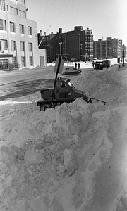 Snow clearing equipment clearing snow on Berkeley Street