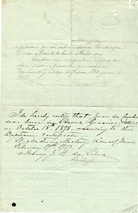 João Cunha Baptismal Record