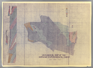 Hopkins Experimental Forest geological map