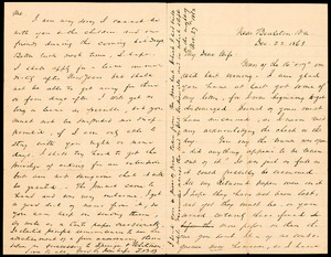 Letter from Luther Bruen, Camp near Bealeton, VA to Augusta Bruen, 1863 December 22