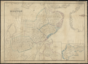 Plan of Boston, Prepared Under the Direction of Otis Clapp (Alderman), William W. Clapp, Jr., Justin Jones (Councilmen), Committee on Printing of 1860.