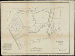 [Plan of Boundary Lines in Roxbury and the City of Boston.]