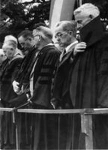 Williams College Faculty in Commencement Robes, 1958
