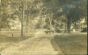 Hay wagon on South Amherst common