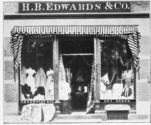 H. B. Edwards & Company shop window