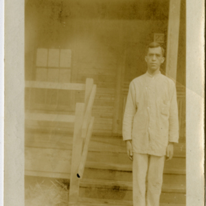 Camp MacArthur - Waco, Texas - World War I - A patient
