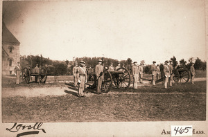 Military training at Massachusetts Agricultural College