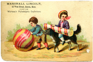 Marshall Lincoln, agent for Whitman's Philadelphia confections