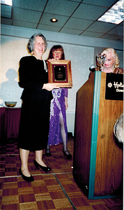 Phyllis Frye Receiving an Award